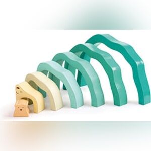 Hape Wooden Polar Bear Stacker Toy